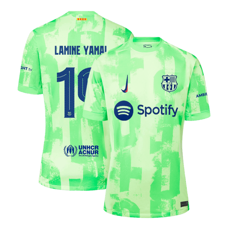 LAMINE YAMAL #19 Barcelona Third Away Soccer Jersey 2024/25 - UCL