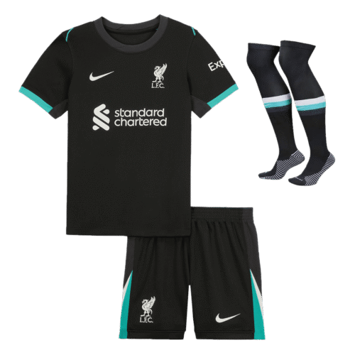 Liverpool Away Kids Soccer Jerseys Full Kit 2024/25