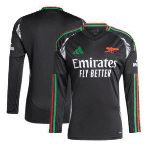 Arsenal Away Long Sleeve Soccer Jersey 2024/25