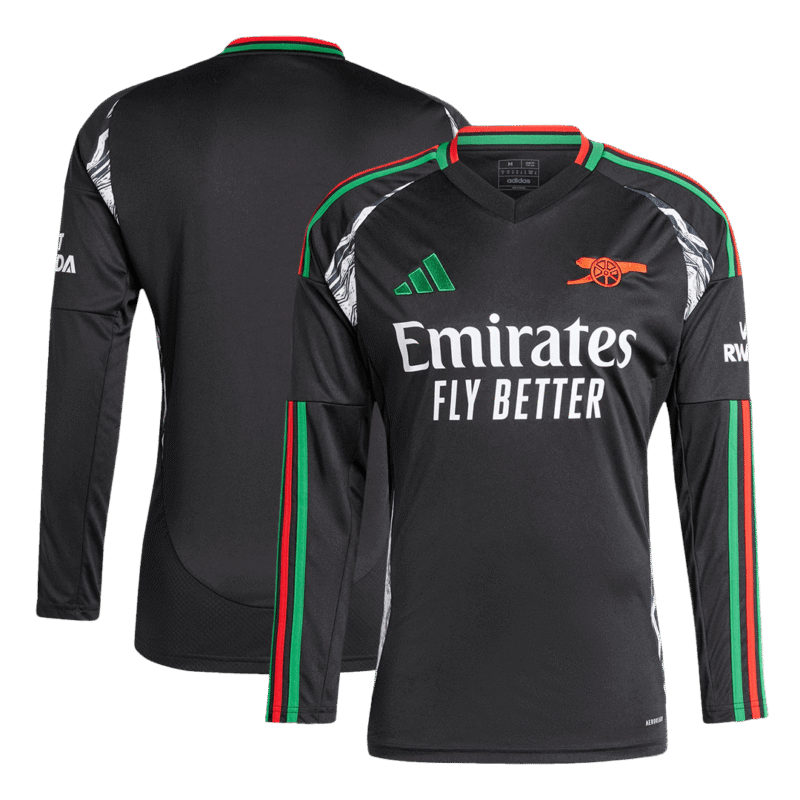 Arsenal Away Long Sleeve Soccer Jersey 2024/25