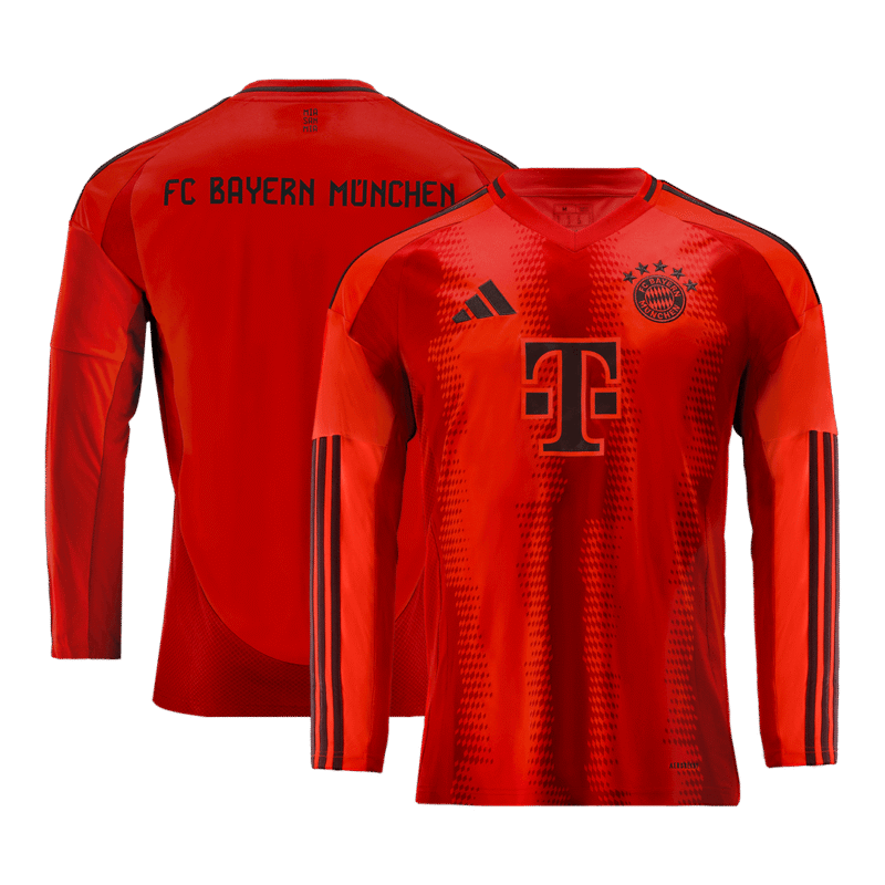 Bayern Munich Home Long Sleeve Soccer Jersey 2024/25