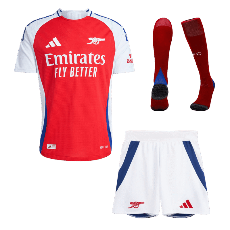 Arsenal Home Authentic Jerseys Full Kit 2024/25