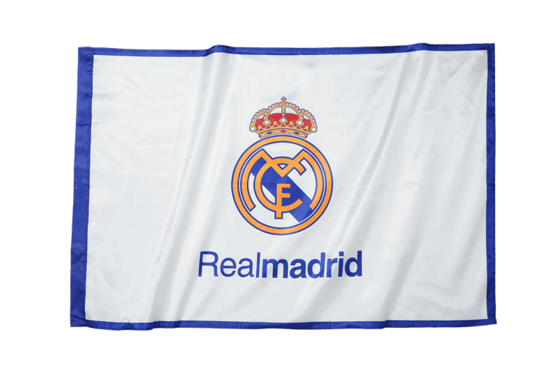Real Madrid Team Flag White