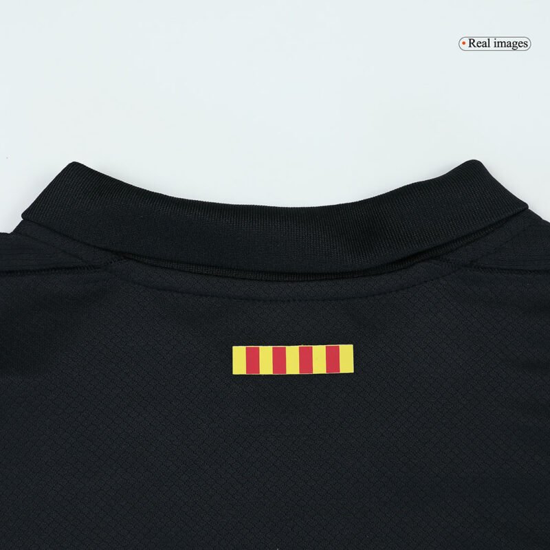 Barcelona Away Kids Soccer Jerseys Kit 2024/25 - Spotify Logo Without Text