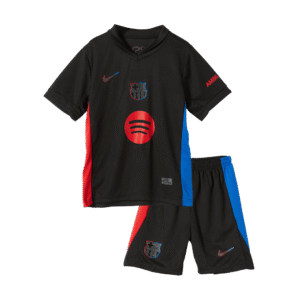 Barcelona Away Kids Soccer Jerseys Kit 2024/25 - Spotify Logo Without Text