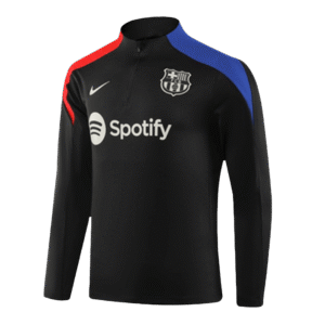 Kit Sweatshirt à fermeture éclair Barcelone (Haut+Pantalon) 24/25
