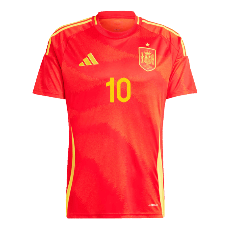 LAMINE YAMAL #10 Maillot de foot Espagne EURO 2024