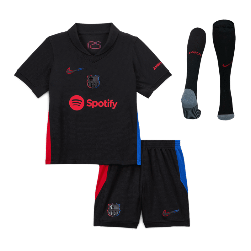 Barcelona Away Kids Soccer Jerseys Full Kit 2024/25