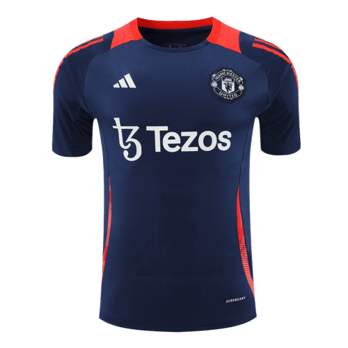 Manchester United Pre-Match Soccer Jersey 2024/25 Navy