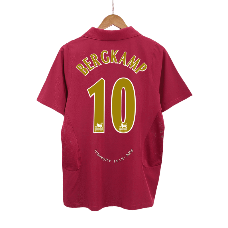 BERGKAMP #10 Arsenal Home Soccer Jersey 2005/06