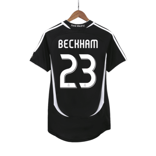 Vintage Soccer Jersey BECKHAM #23 Real Madrid Away 2006/07