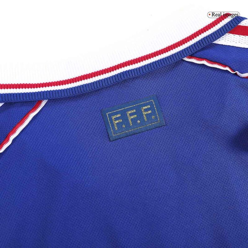 Vintage Soccer Jersey ZIDANE #10 France Home 1998