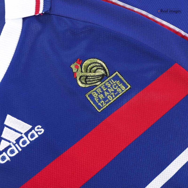 Vintage Soccer Jersey HENRY #12 France Home 1998