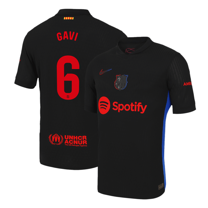 GAVI #6 Barcelona Away Authentic Soccer Jersey 2024/25