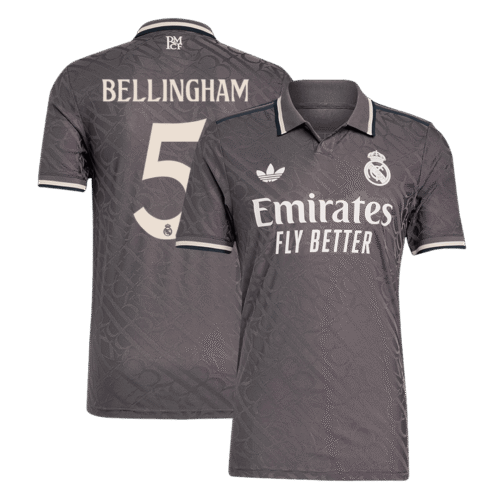 BELLINGHAM #5 Real Madrid Third Away Authentic Soccer Jersey 2024/25