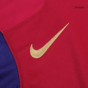 LAMINE YAMAL #19 Barcelona Home Soccer Jersey 2024/25 - Logo Spotify Sans Texte
