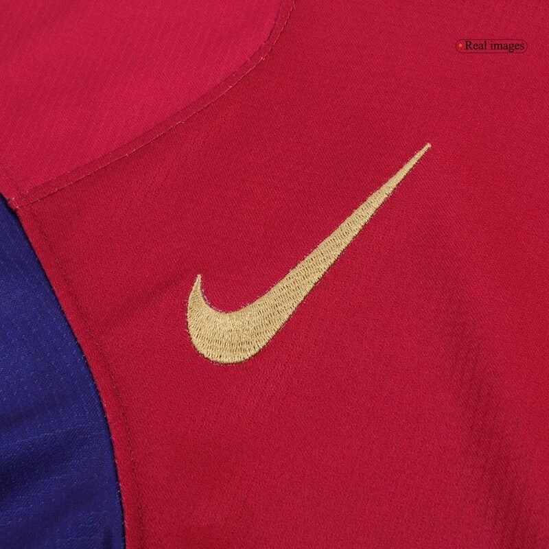 LAMINE YAMAL #19 Barcelona Home Soccer Jersey 2024/25 - Logo Spotify Sans Texte