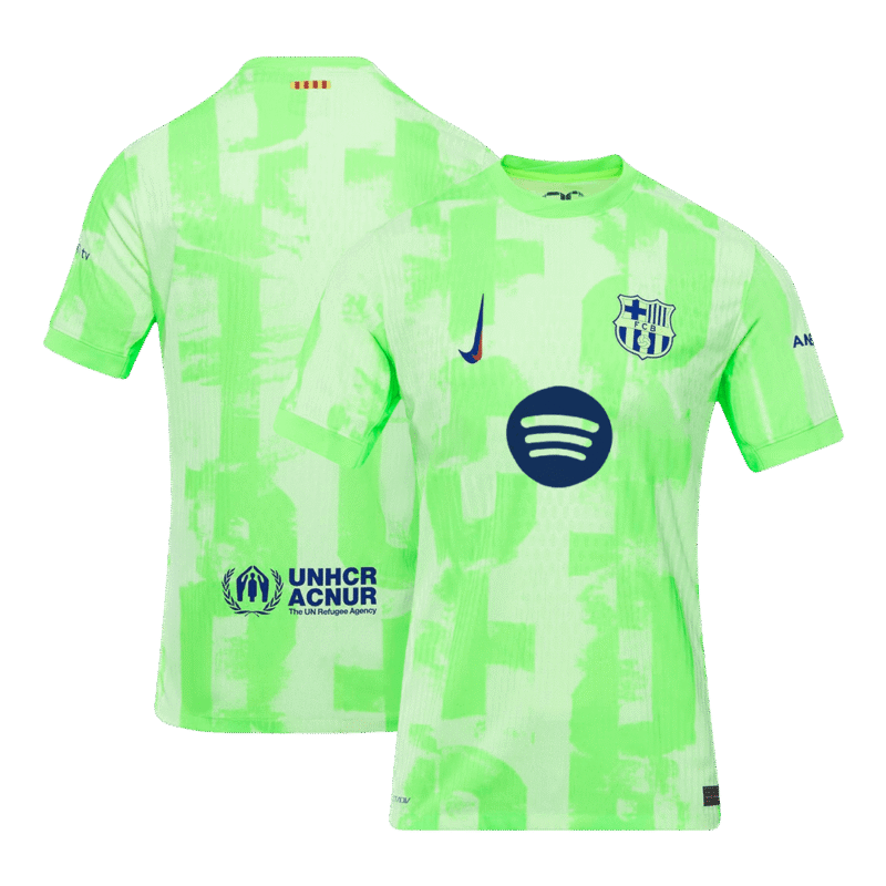 Barcelona Third Away Authentic Soccer Jersey 2024/25 -（Spotify Logo Without Text）