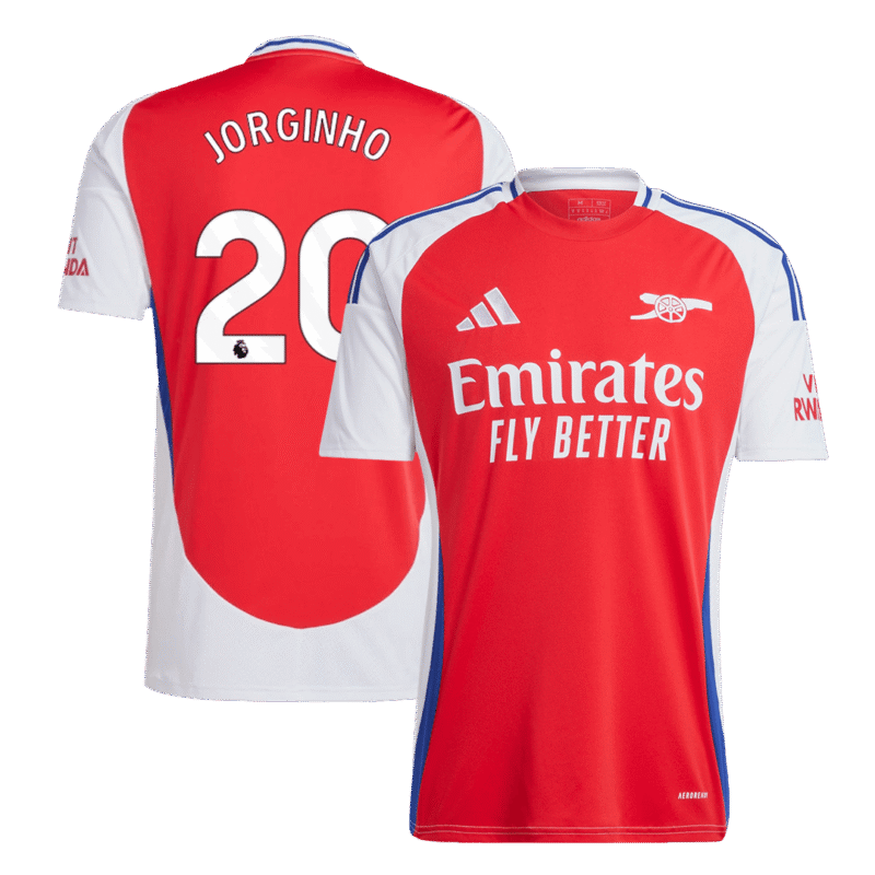 JORGINHO #20 Arsenal Home Soccer Jersey 2024/25