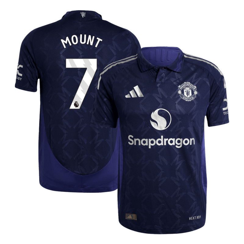 MOUNT #7 Manchester United Away Authentic Soccer Jersey 2024/25