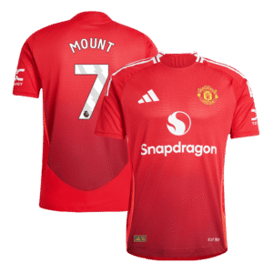 MOUNT #7 Manchester United Home Authentic Soccer Jersey 2024/25