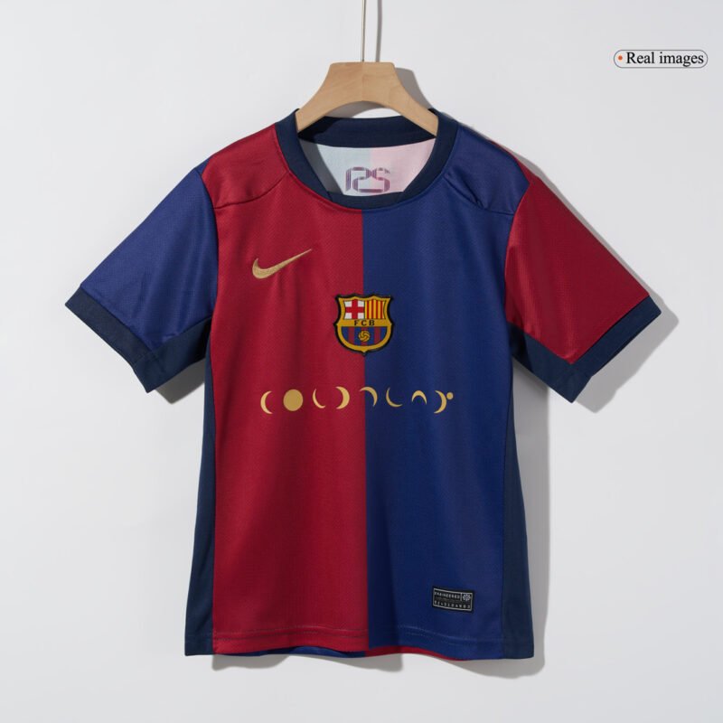Barcelona Home Kids Soccer Jerseys Kit 2024/25 - COLDPLAY