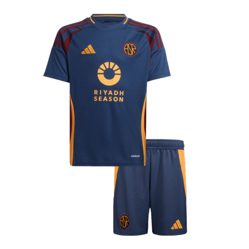 Roma Third Away Kids Soccer Jerseys Kit 2024/25
