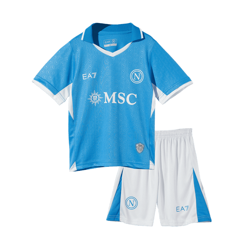 Napoli Home Kids Soccer Jerseys Kit 2024/25