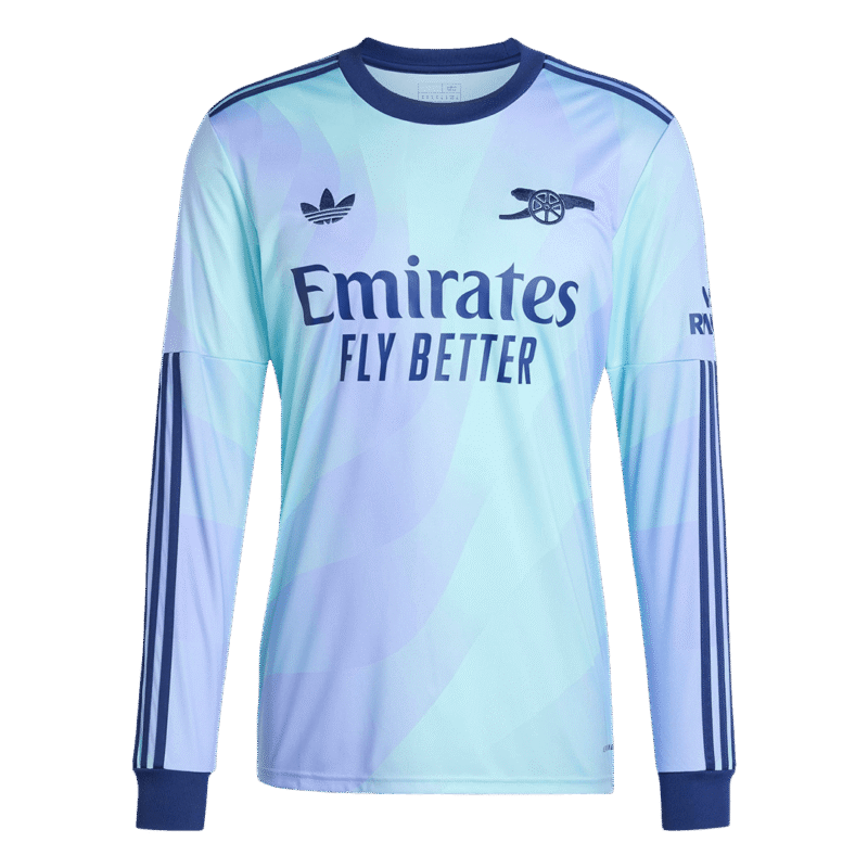 Arsenal Third Away Long Sleeve Soccer Jersey 2024/25