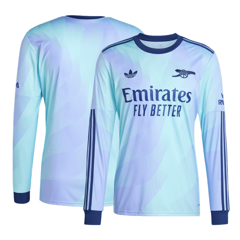 Arsenal Third Away Long Sleeve Soccer Jersey 2024/25