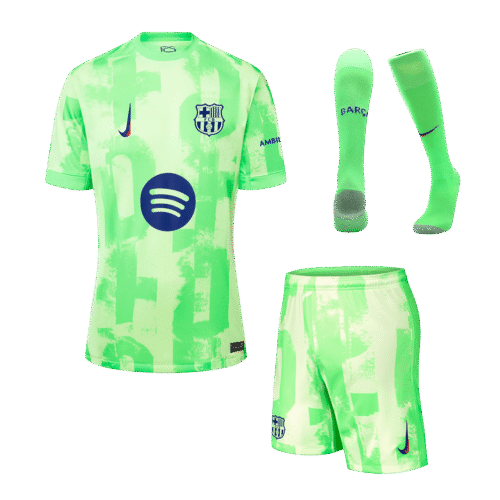 Barcelona Third Away Jerseys Full Kit 2024/25- (Logo Spotify sans texte)