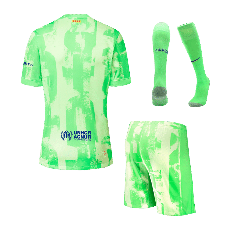 Barcelona Third Away Jerseys Full Kit 2024/25- (Logo Spotify Sin Texto)