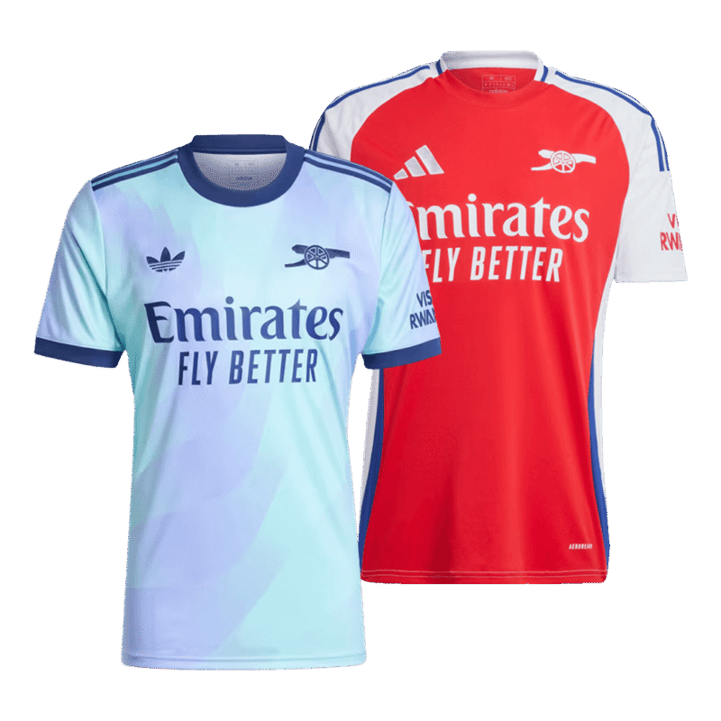 Arsenal Home Jersey 24/25 & Arsenal Home Jersey 25/26