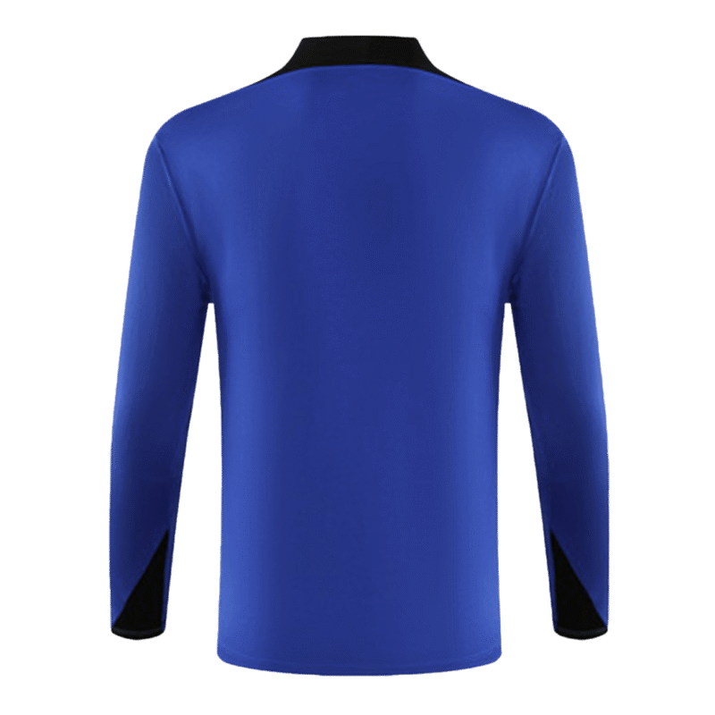 Fato de treino Barcelona 1/4 Zip 2024/25 Azul