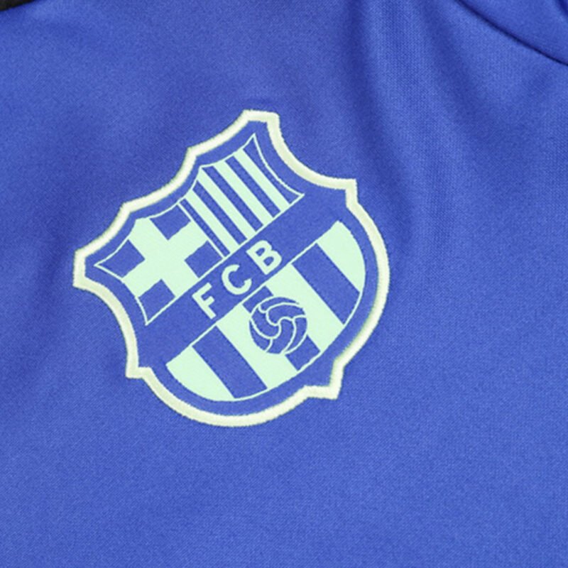 Fato de treino Barcelona 1/4 Zip 2024/25 Azul