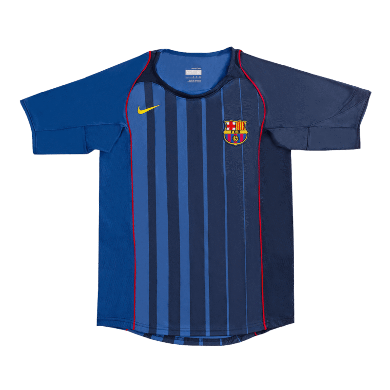 Vintage Soccer Jersey Barcelona Away 2004/05