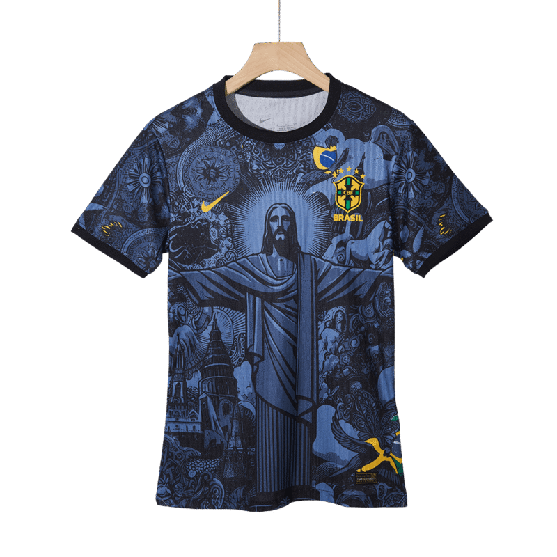 Brasilien Jesus Besondere Authentische Fußballtrikot 2024