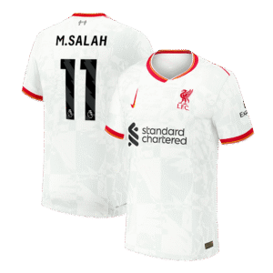 M.SALAH #11 Liverpool Third Away Authentic Soccer Jersey 2024/25