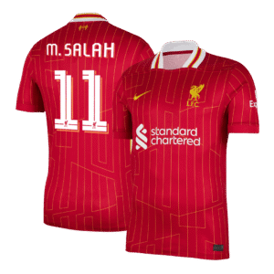 M.SALAH #11 Liverpool Home Soccer Jersey 2024/25 - UCL
