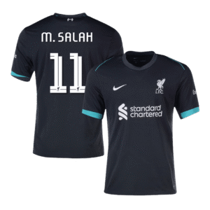 M.SALAH #11 Liverpool Away Soccer Jersey 2024/25 - UCL