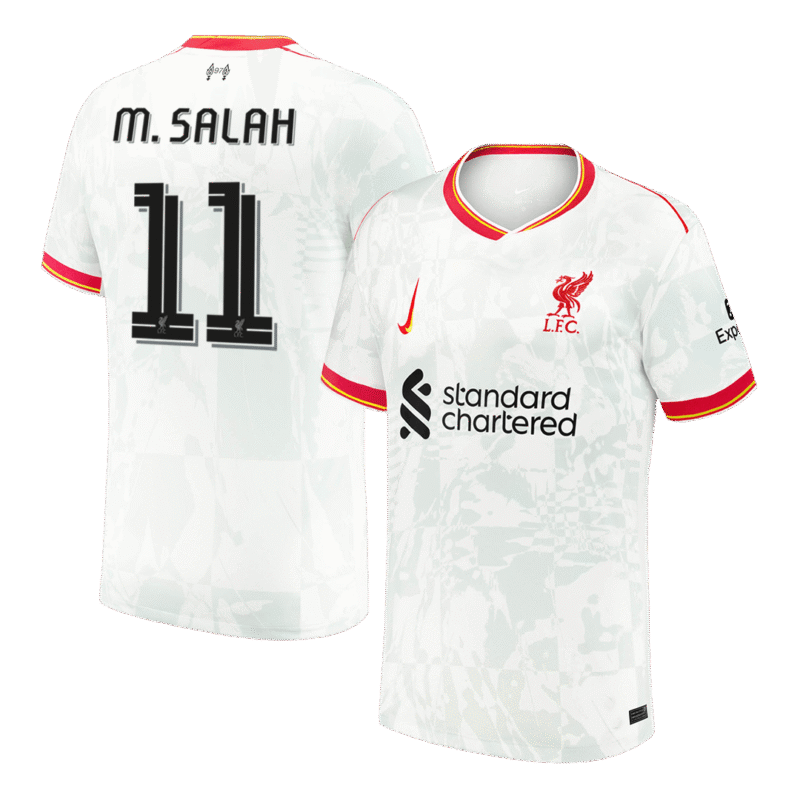 M.SALAH #11 Liverpool Third Away Soccer Jersey 2024/25 - UCL