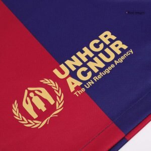 RAPHINHA #11 Barcelona Home Soccer Jersey 2024/25 - Spotify Logo Without Text