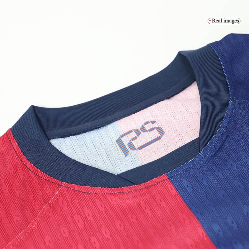 RAPHINHA #11 Barcelona Home Authentic Soccer Jersey 2024/25 - Spotify Logo Without Text