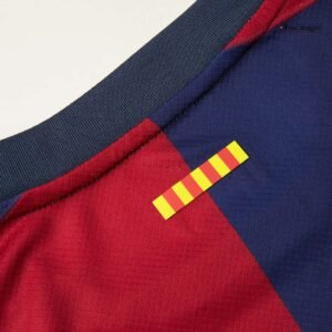 Barcelona Home Soccer Jersey 2024/25 - 125th Anniversary (Spotify Logo Without Text)