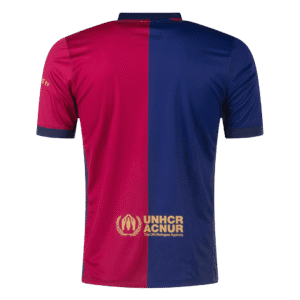 Barcelona Home Soccer Jersey 2024/25 - 125th Anniversary (Spotify Logo Without Text)