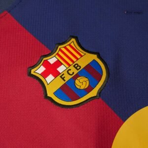 Barcelona Home Soccer Jersey 2024/25 - 125th Anniversary (Spotify Logo Without Text)