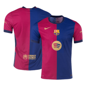 Barcelona Home Authentic Soccer Jersey 2024/25 - 125th Anniversary(Spotify Logo Without Text)