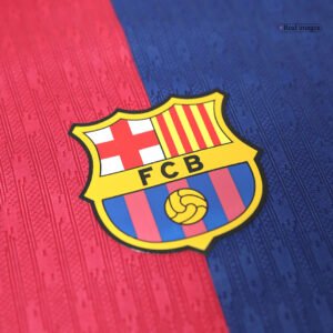 Barcelona Home Authentic Soccer Jersey 2024/25 - 125th Anniversary(Spotify Logo Without Text)