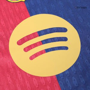 Barcelona Home Authentic Soccer Jersey 2024/25 - 125th Anniversary(Spotify Logo Without Text)