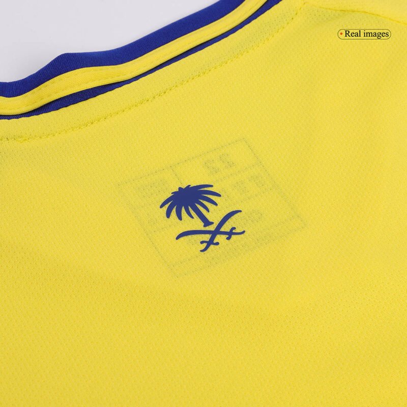 RONALDO #7 Al Nassr Home Kids Soccer Jerseys Kit 2024/25 - ACL